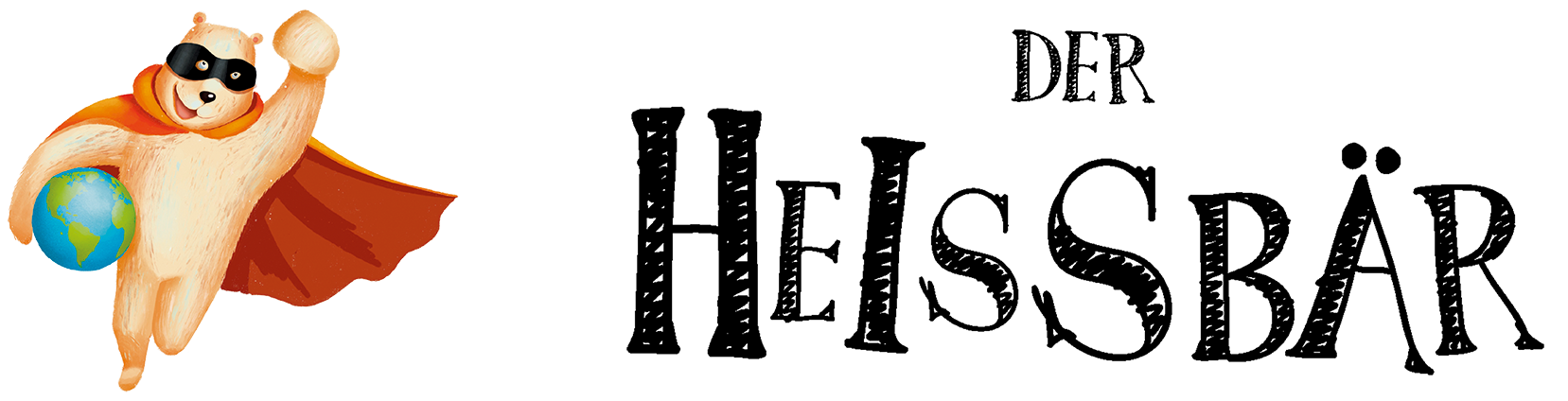 Der HEISSbär - Logo vom Klimawandel Bilderbuch für Kinder