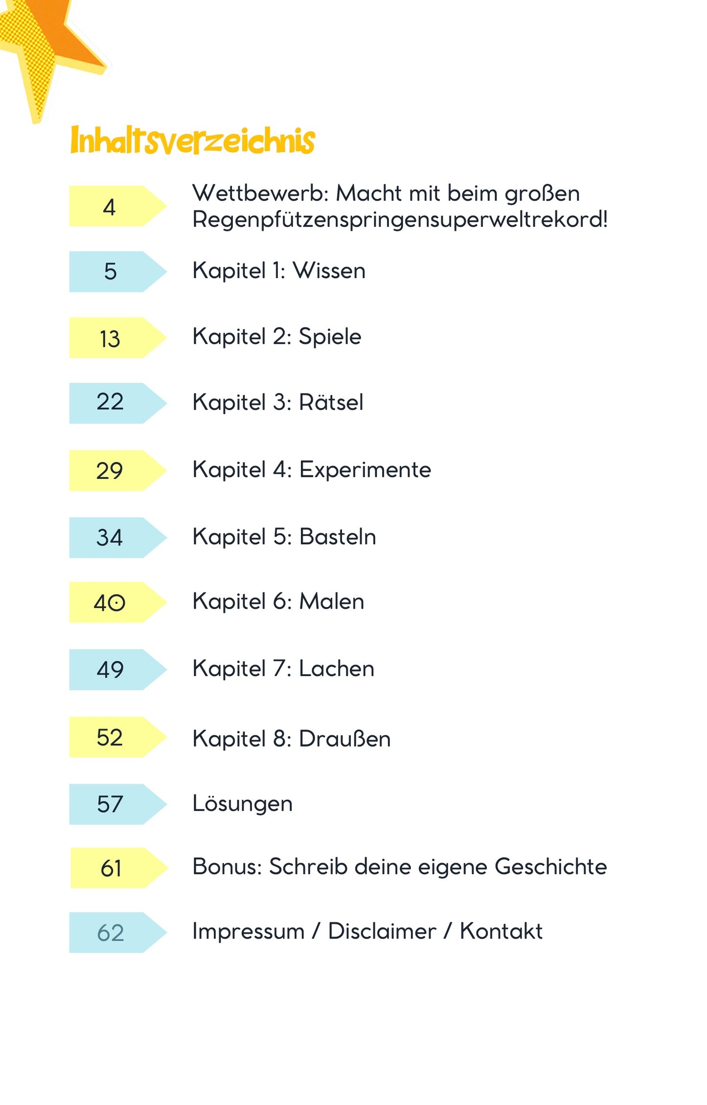 Plitsch Platsch - Pädagogisches Material zum Thema "Regen & Pfützen"